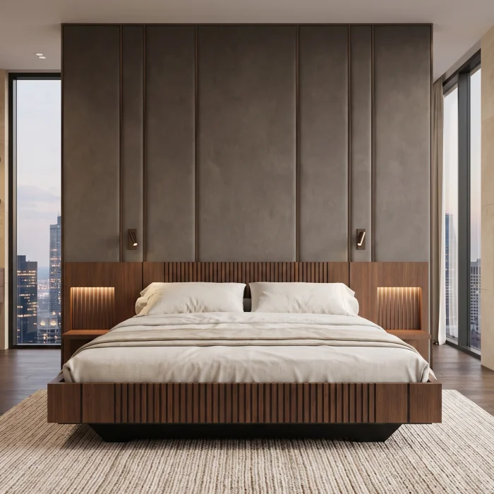 Cosy Wooden Bed Frame - 4
