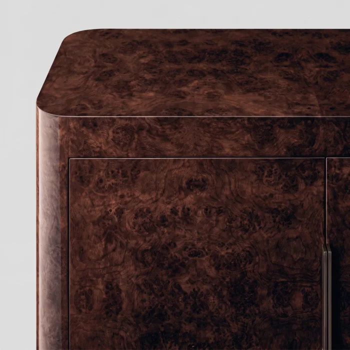 Dante Burl Walnut Wood TV Unit - 5