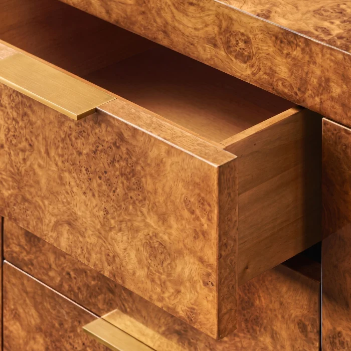 Dante Burl Oak Wooden TV Unit - 6