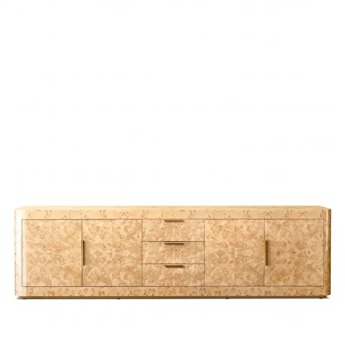Dante Burl Natural Wood TV Unit - 2