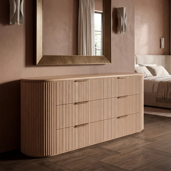 Destiny Wooden Dresser - 2