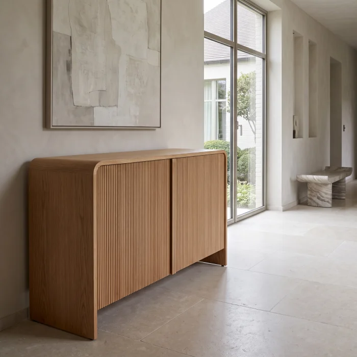 Diana Solid Wood 2-Door Sideboard - 2