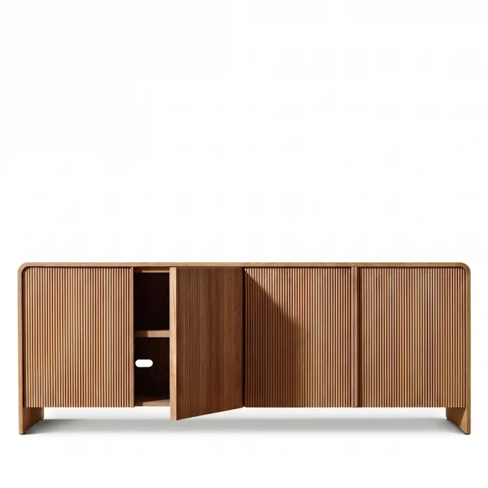 Diana Solid Wood 4-Door Sideboard - 2
