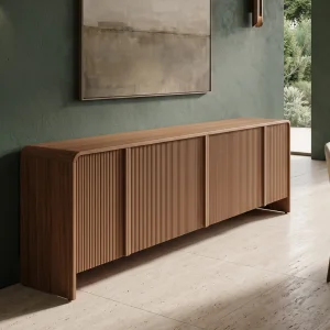 Diana Solid Wood 6-Door Sideboard - 2