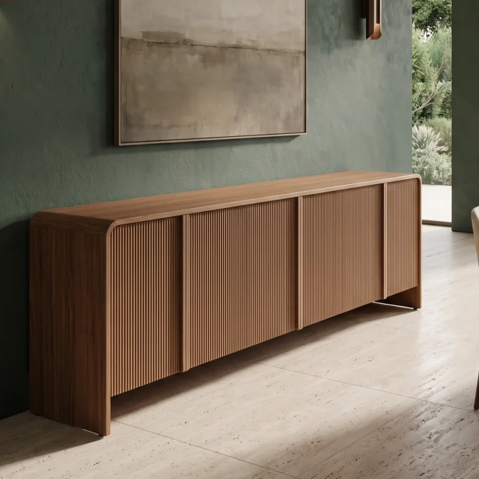 Diana Solid Wood 6-Door Sideboard - 2