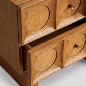 Elliot Wooden Bedside Table - 3