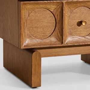 Elliot Wooden Bedside Table - 5