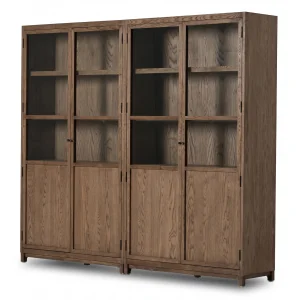 Elpron Wooden Sideboard & Bookcase - 1