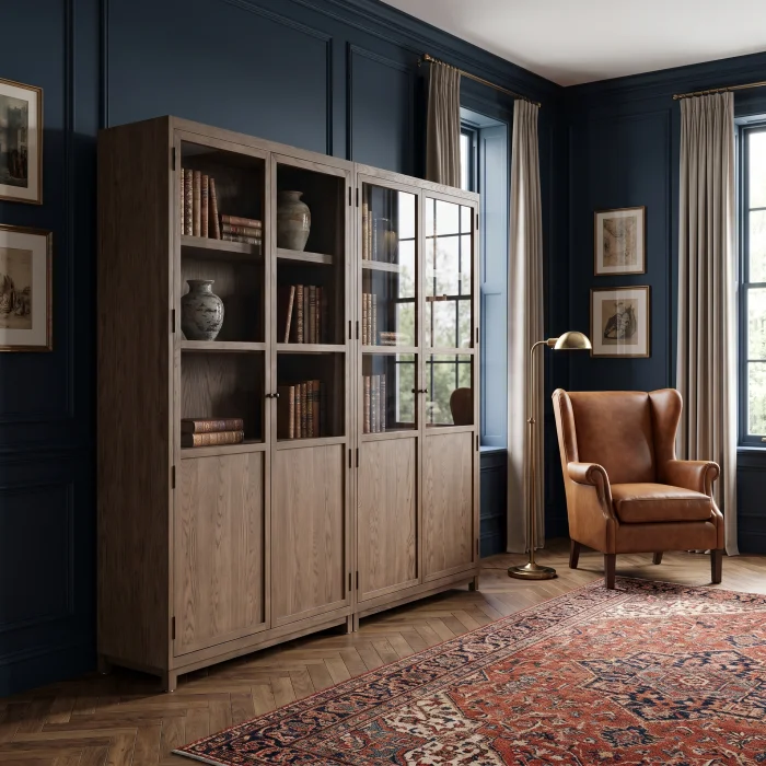 Elpron Wooden Sideboard & Bookcase - 4