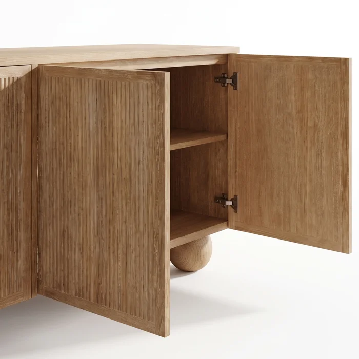 Ernary Solid Wood Console - 3