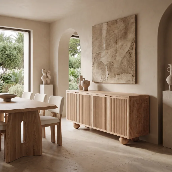 Ernary Solid Wood Console - 2