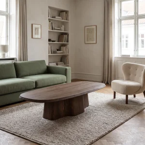Eterna Brown Oak Horizontal Wooden Coffee Table - 2
