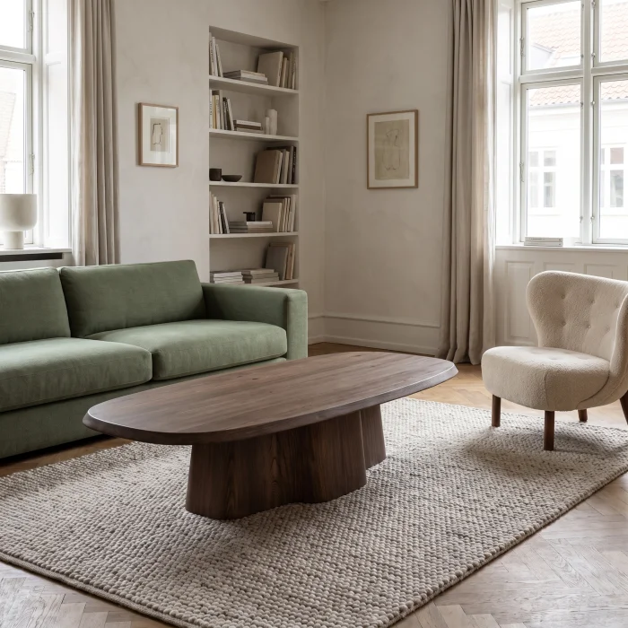 Eterna Brown Oak Horizontal Wooden Coffee Table - 2