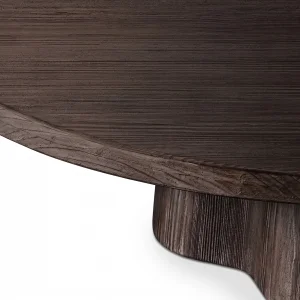 Eterna Black Oak Round Coffee Table - 3