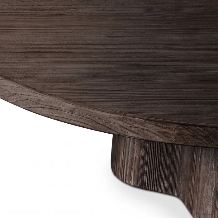 Eterna Black Oak Round Coffee Table - 3