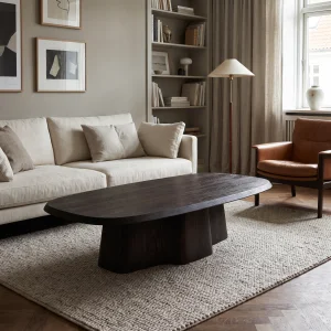 Eterna Black Oak Horizontal Wooden Coffee Table - 2