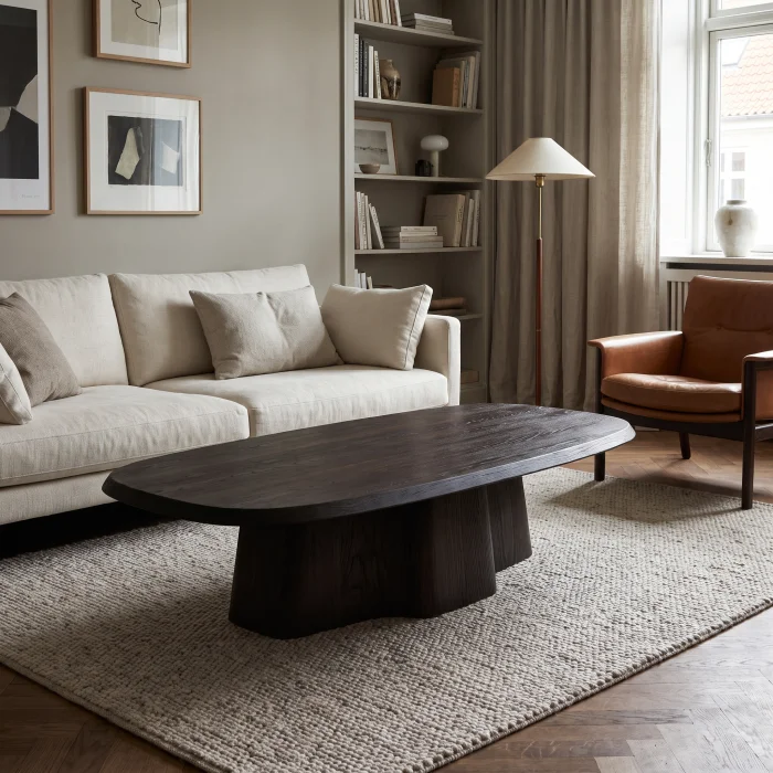 Eterna Black Oak Horizontal Wooden Coffee Table - 2