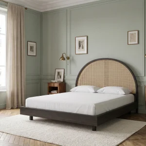 Felicity Cane Wood Bed Frame - 2