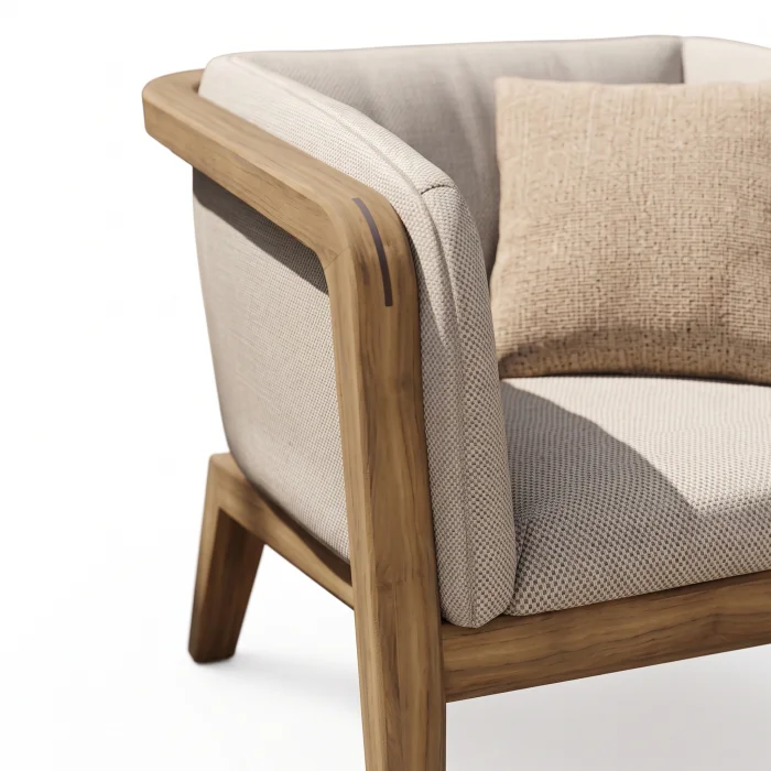 Flott Solid Wood Garden Seating Group - 4