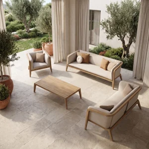 Flott Solid Wood Garden Seating Group - 2