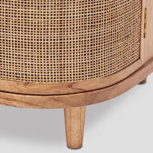 Francesco Woven Wood Cabinet - 5