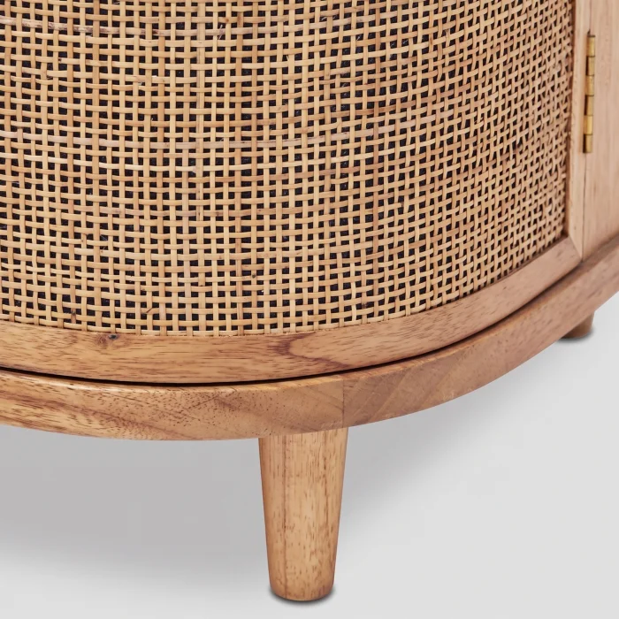 Francesco Woven Wood Cabinet - 5