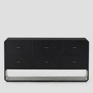 Gabriella Black Wooden Dresser - 2