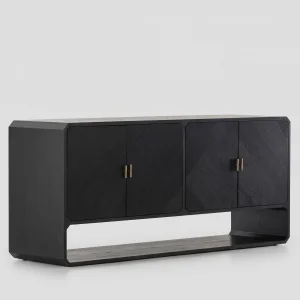 Gabriella Black Wooden Sideboard - 1