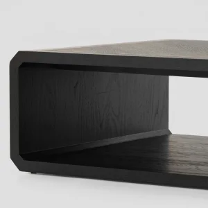 Gabriella Black Wooden Coffee Table - 5