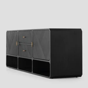 Gabriella Solid Wood TV Unit - 2