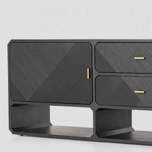 Gabriella Solid Wood TV Unit - 5