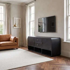 Gabriella Solid Wood TV Unit - 3