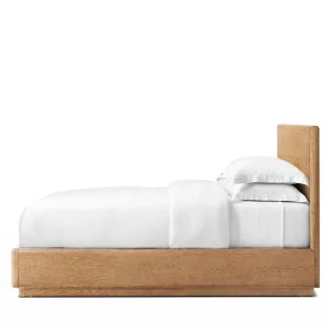 Glow Natural Oak Wood Bed Frame - 3