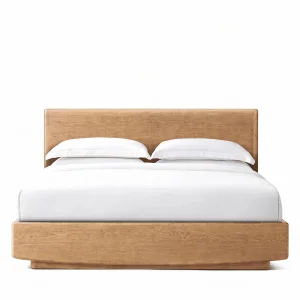 Glow Natural Oak Wood Bed Frame - 2