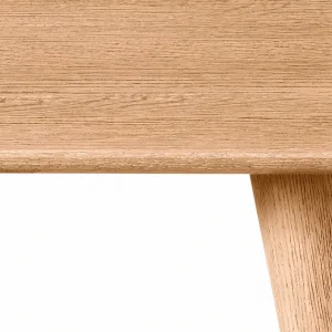 Glow Natural Oak Wooden Console Table - 4