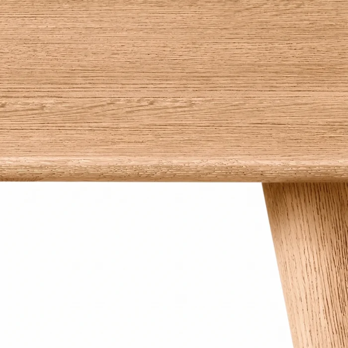 Glow Natural Oak Wooden Console Table - 4