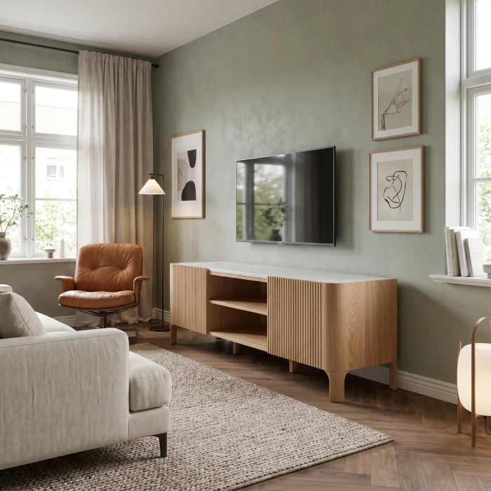 Harmony Wooden TV Unit - 3