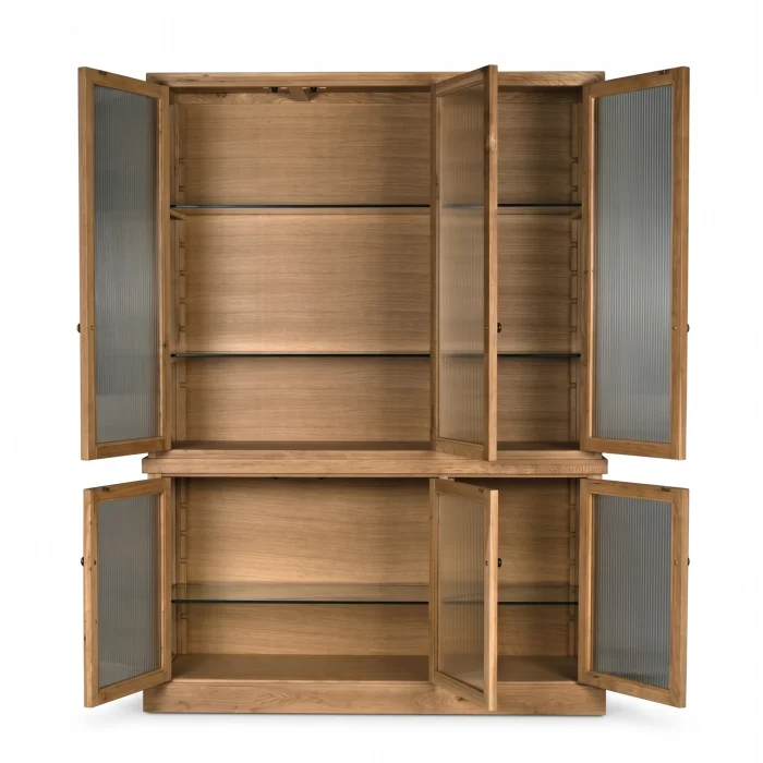 Hellony Wooden Sideboard & Bookshelf - 3