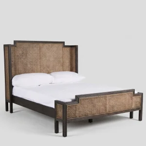 Hera Wicker Wooden Bedstead - 1