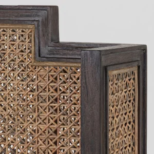 Hera Wicker Wooden Bedstead - 7