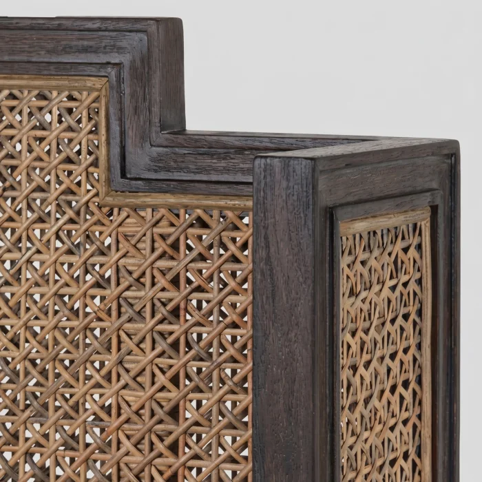 Hera Wicker Wooden Bedstead - 7