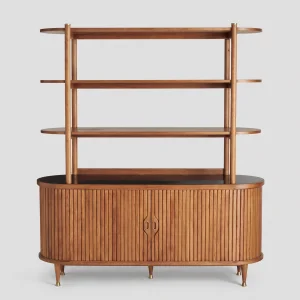 Lawrence Wood Sideboard & Bookshelf - 2