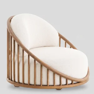 Liana Wooden Armchair - 1