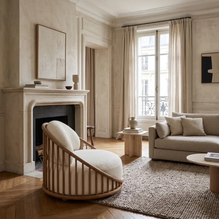 Liana Wooden Armchair - 2