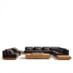 Limerence Wooden Garden Lounge Set - 2