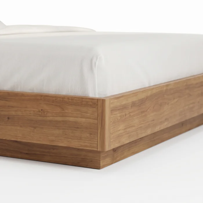 Litty Rattan Wood Bed Frame - 4