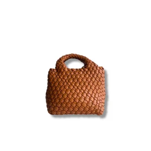 Beatriz XS Taba Woven Leather Hand and Shoulder Bag - 1