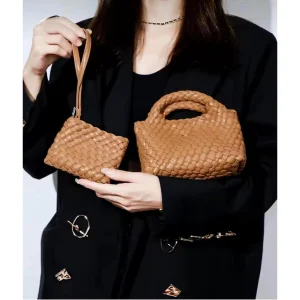Beatriz XS Taba Woven Leather Hand and Shoulder Bag - 3