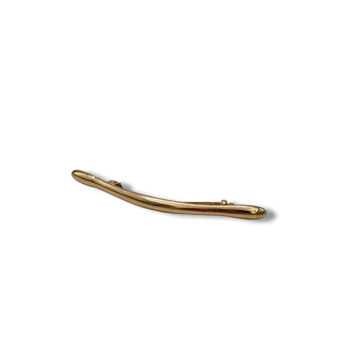 Minimalist Kavisli Metal Saç Tokası - 1