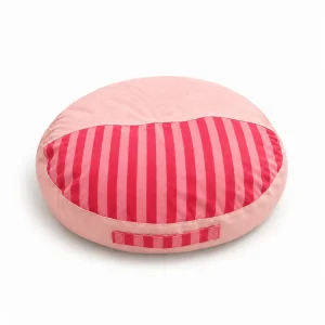 Pinky Stripe Yuvarlak Pet Yatağı - 1